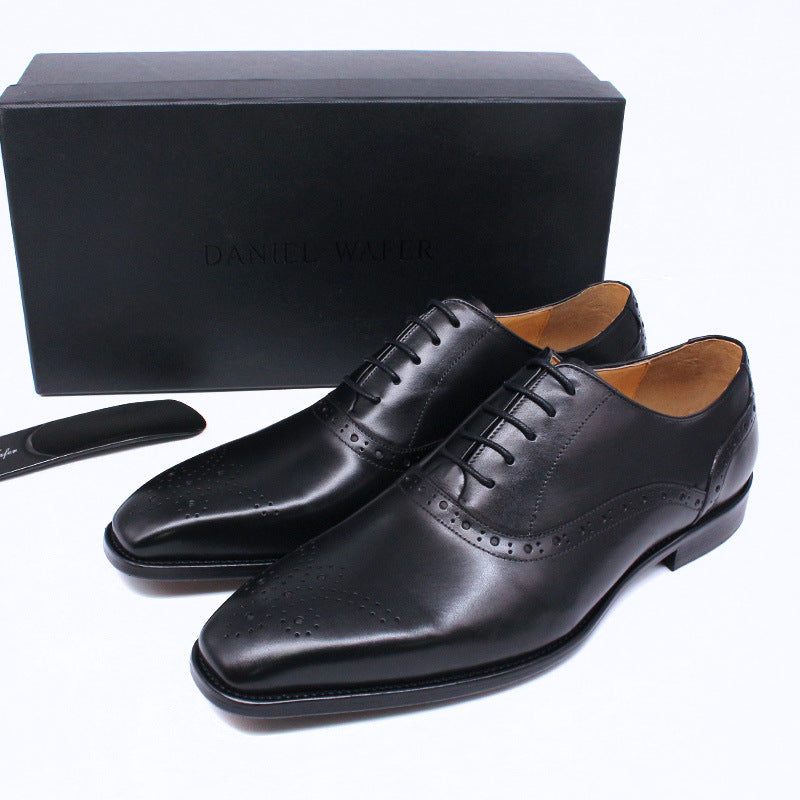 Japanese Classic Men's Business Casual Leather Shoes