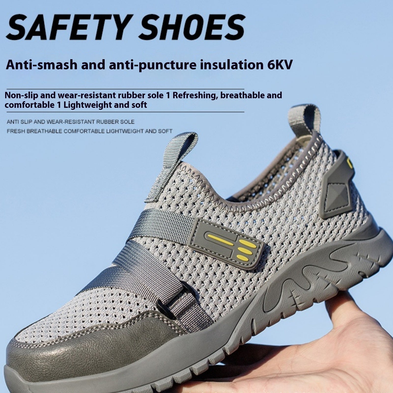 Anti-smash And Anti-puncture Work Insulation Safety Shoes