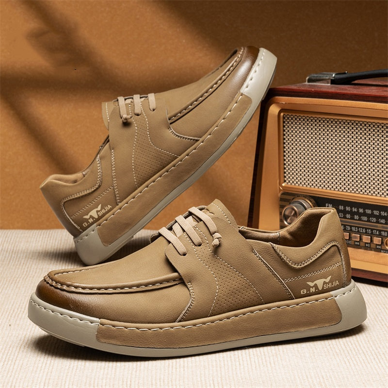 New Leather Men's Business Casual Shoes British Slip-on