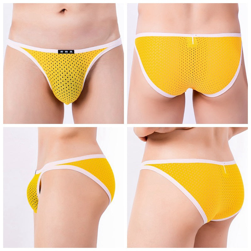 Men's Ice Breathable Low Waist Tight Low Waist Stretch Underwear