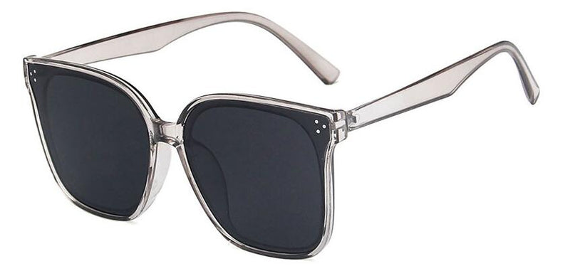 Big Frame Rice Nails Show Thin Female Street Style Sunglasses