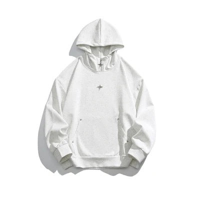 American Casual Sweatshirt Men's Hooded Pullover Coat