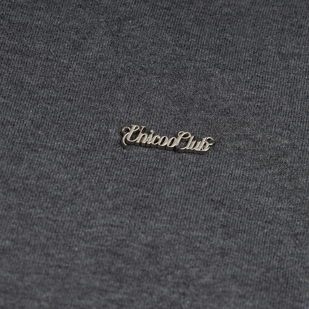 American Stitching Hole Hooded Cardigan Sweater