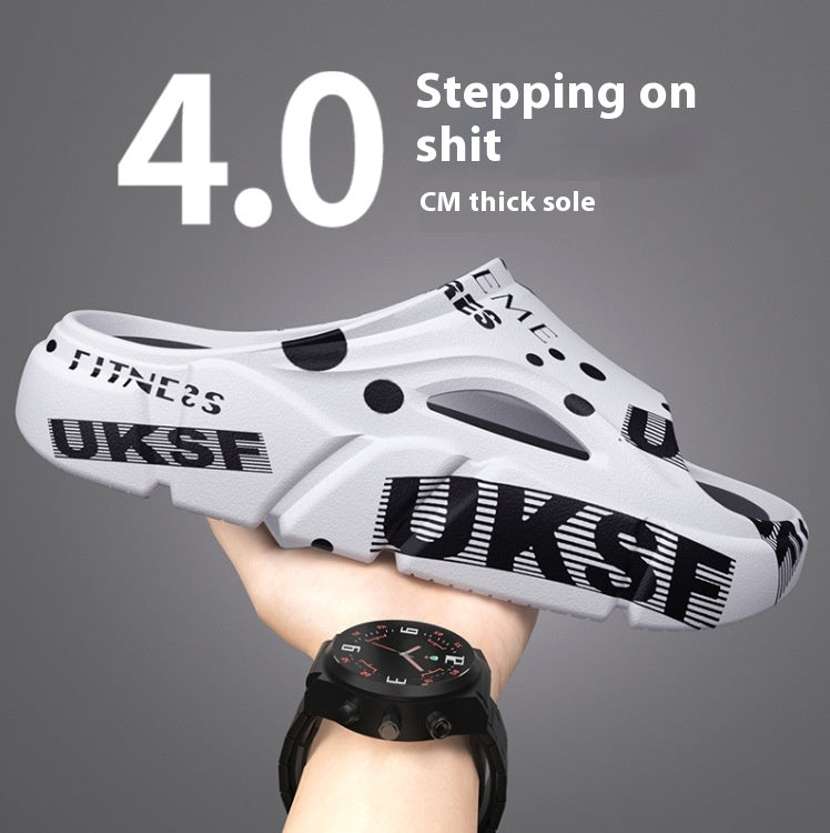 Personality Indoor Home Non-slip Slippers Men