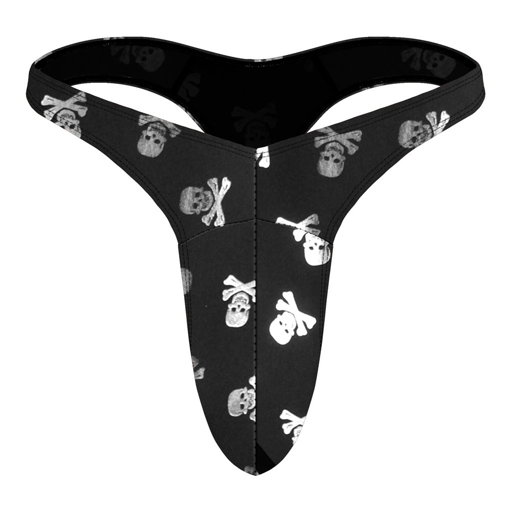 Men's Underwear Flying Bird Big Bag Bag Color Printing T-back