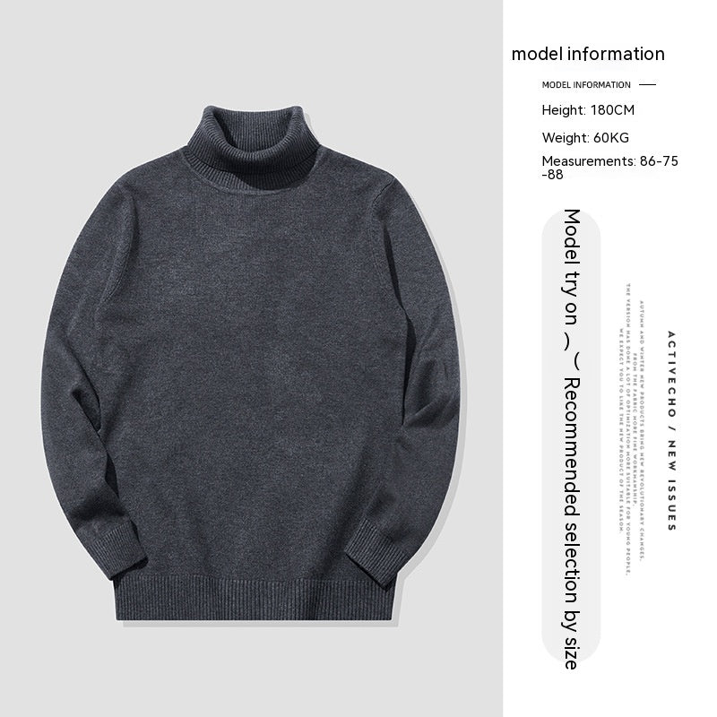 Winter Inner Wear Men's Casual Slim Bottoming Shirt