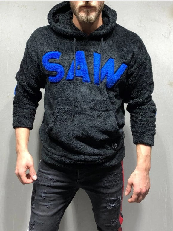 Men's Solid Color Sweatshirt DIY Hoodie