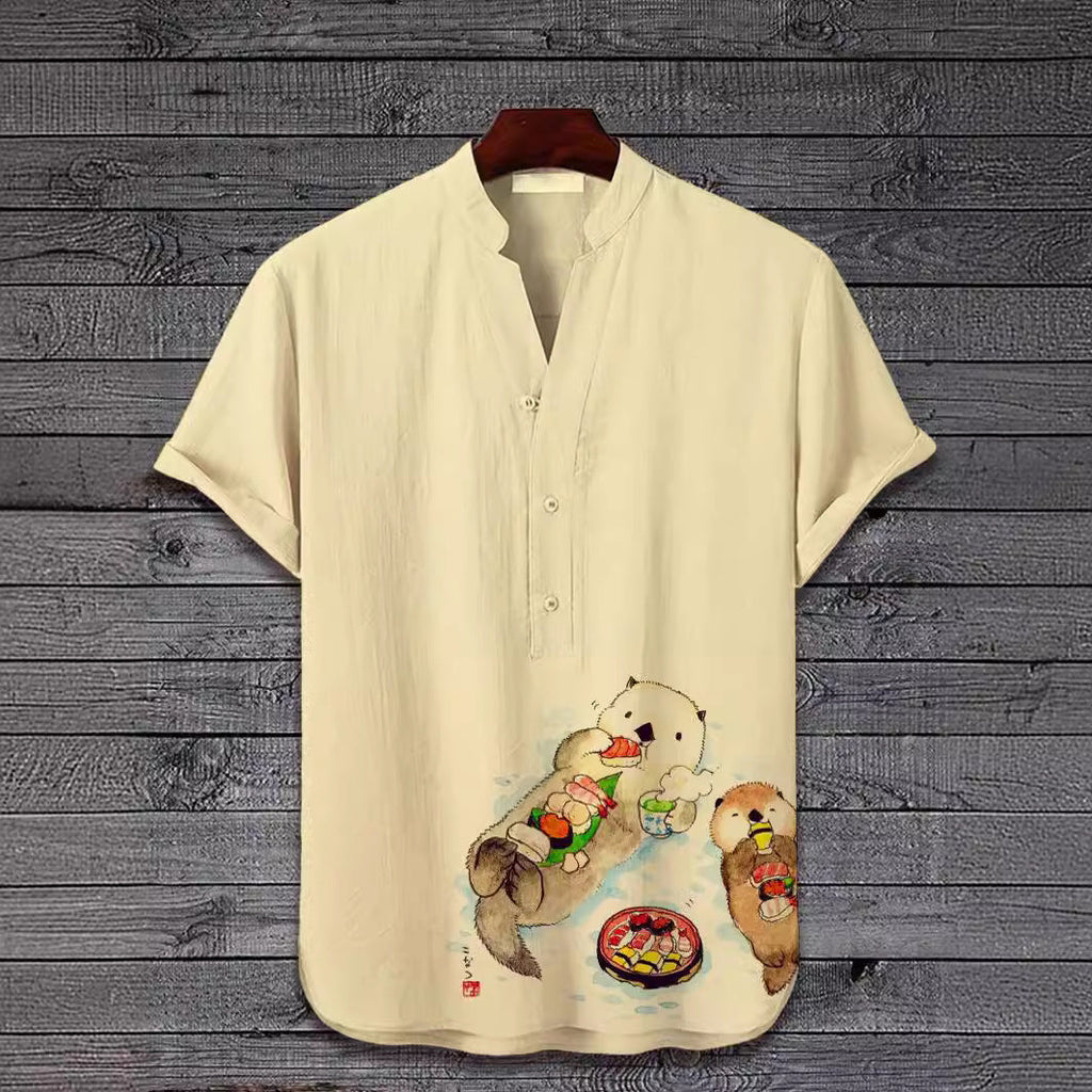 3D Digital Animal Style Short Sleeve Shirt