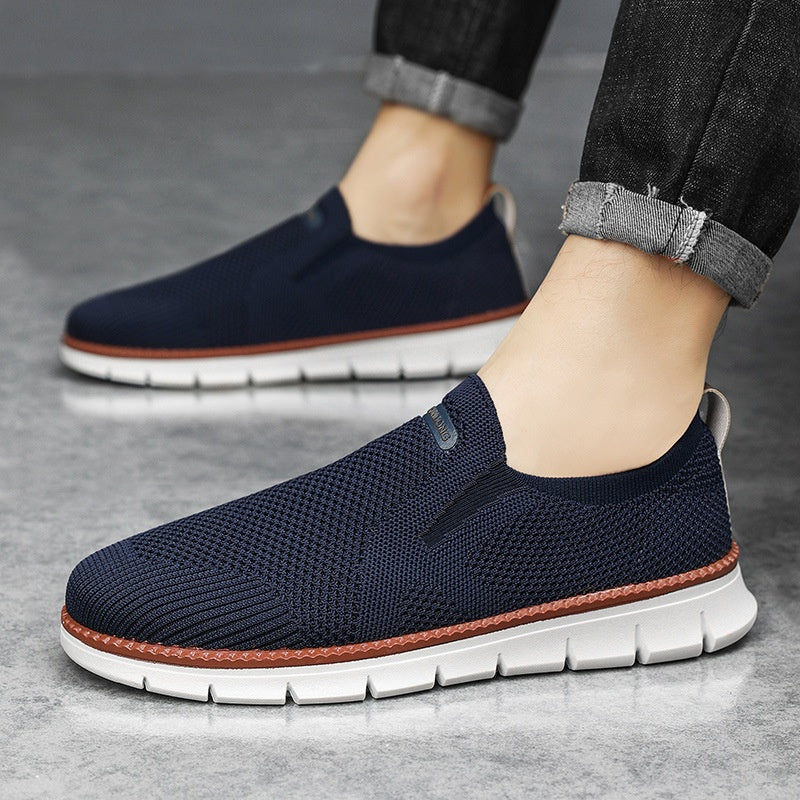 Mesh Breathable Flyknit Casual Shoes