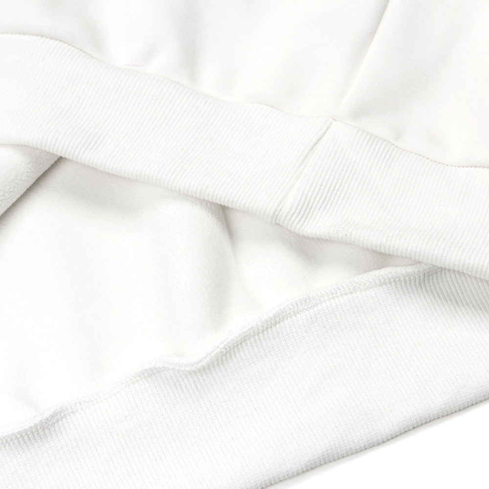 English Letters Printed Hoodie Men