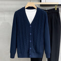 Men's Knitted Autumn And Winter Sweater Casual Jacket