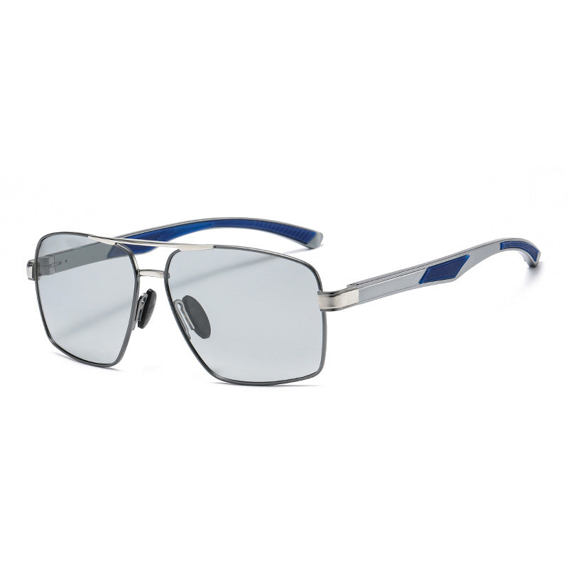Sunglasses Men's New Trendy Color-changing Polarized Sunglasses