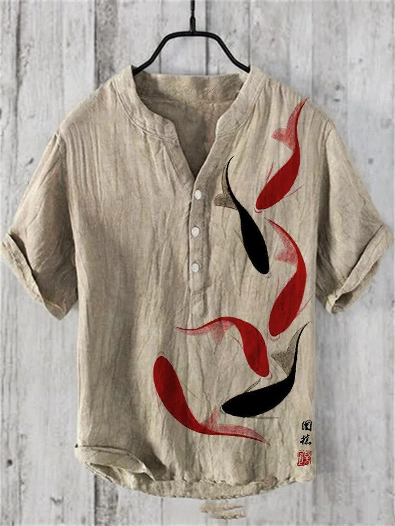 Men's three Breasted shirt
