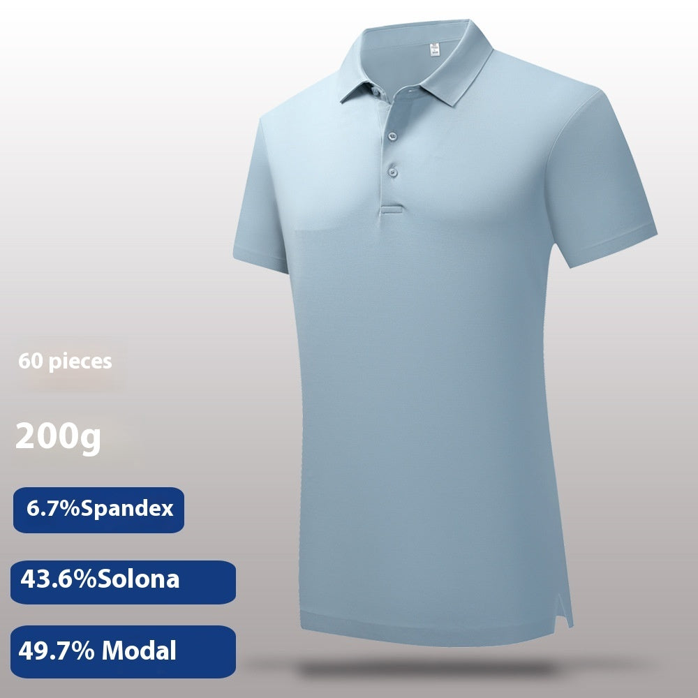 60 Lanjing Modal Lapel Polo Shirt
