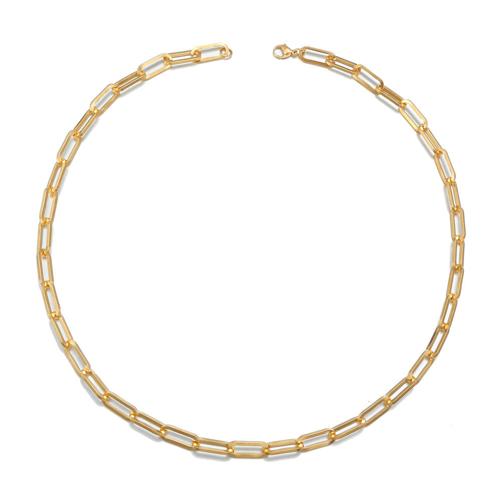 Titanium Steel Men Hip Hop Cold Wind Necklace