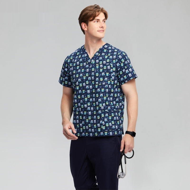 Surgical Gown Disposable Protective Pet Hospital Clothing Nurse Uniform Polyester Cotton