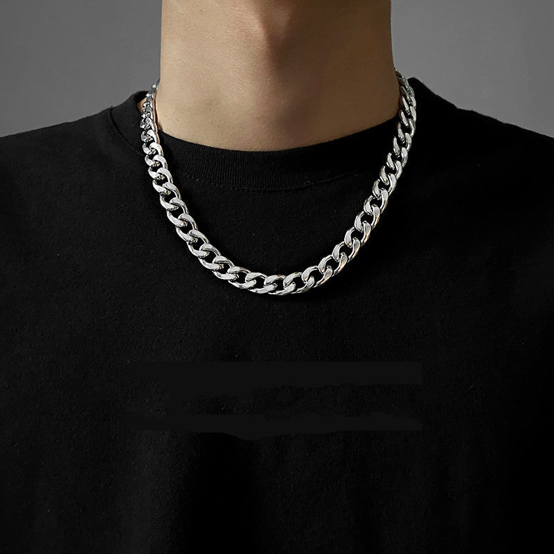 Men's Cuban Titanium Steel Stitching Necklace