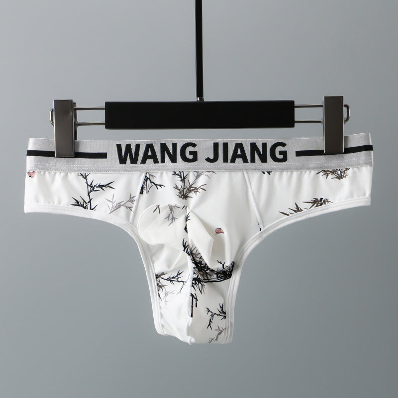 Summer Men's Chinese Ink Style Ice Silk Underwear
