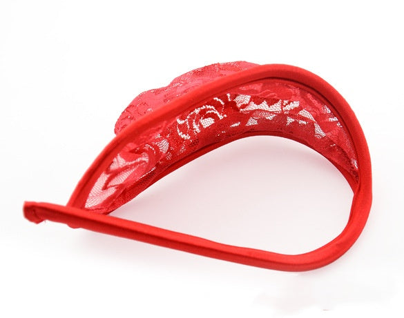 Men's U-shaped T-back Lace Seamless Underwear