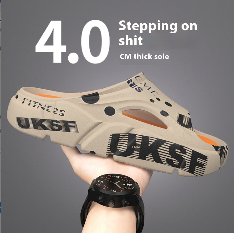 Personality Indoor Home Non-slip Slippers Men