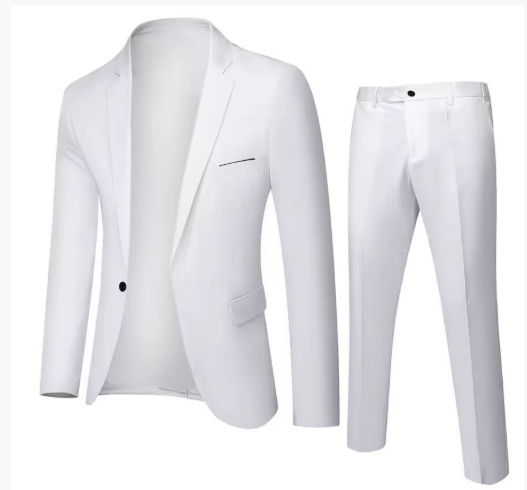 Two-piece Suit Business Professional Formal Wear Korean Slim Fit