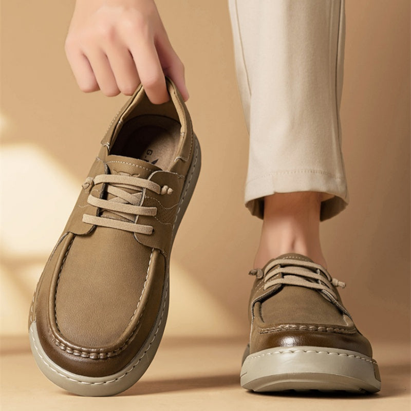 New Leather Men's Business Casual Shoes British Slip-on