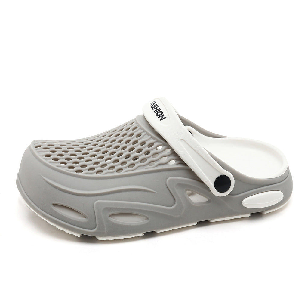 Men's Summer Closed Toe Non-slip Breathable Beach Slippers