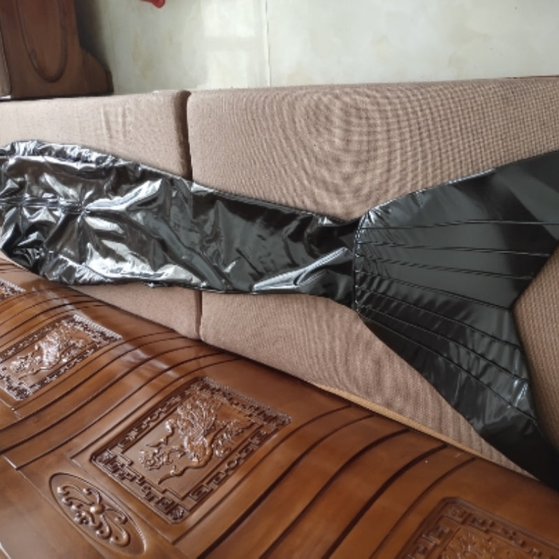 Black Stretch Leather Mummy Plus Bundle Handbag