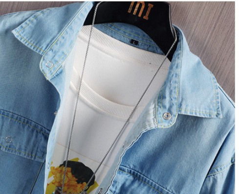 Men's Summer Denim Shirt Jacket