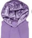 Brushed Hoody Silk Lining Hat Cotton Mixed Polyester Shoulder Sweater