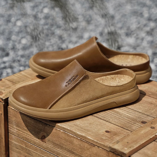 Outdoor Wear Summer Deodorant Leather Sandals Men