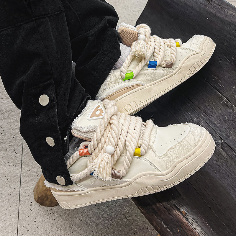 Fashion Hong Kong Style Retro Minority Men's Shoes