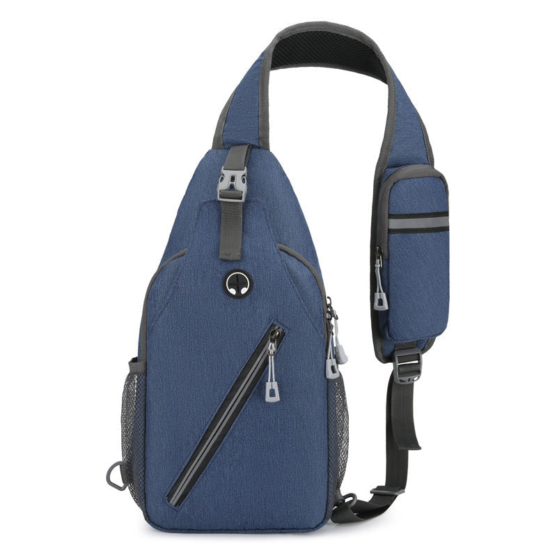 Multifunctional Men's Shoulder Crossbody Bag Male Hard-Wearing Canvas Shoulder Messenger Bags Chest Bag