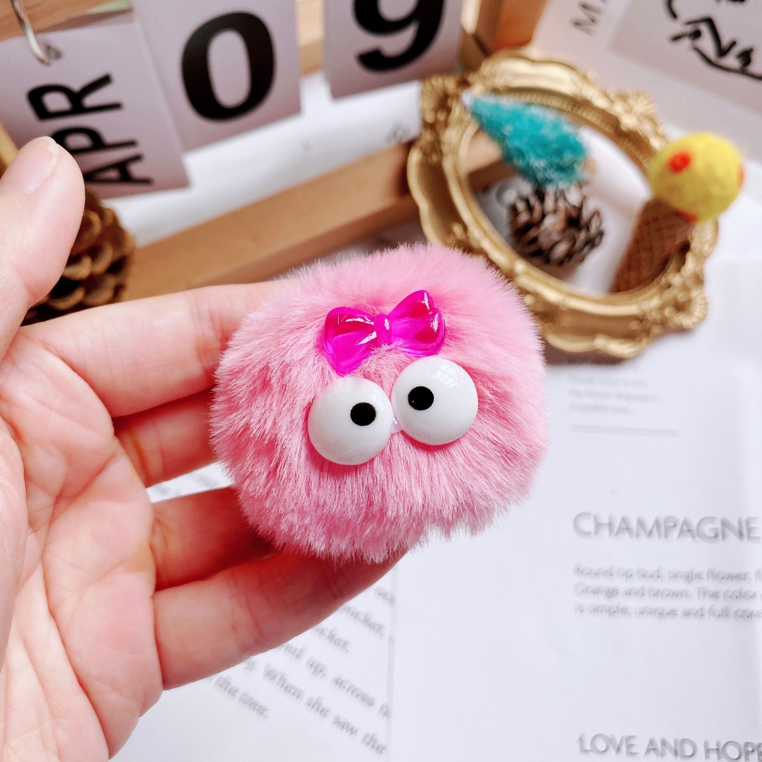 Shoe Buckle Sunglasses Color Wool Ball