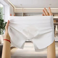 Summer Panties Ice Silk Seamless One Piece Boxer Briefs