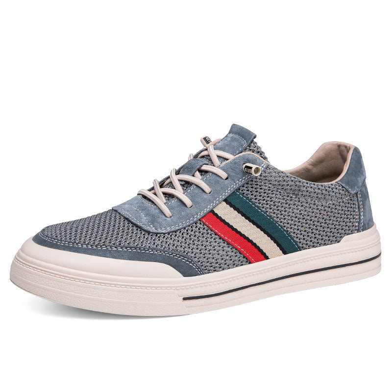 Men's No-tie Hollow Breathable Casual Shoes All-matching