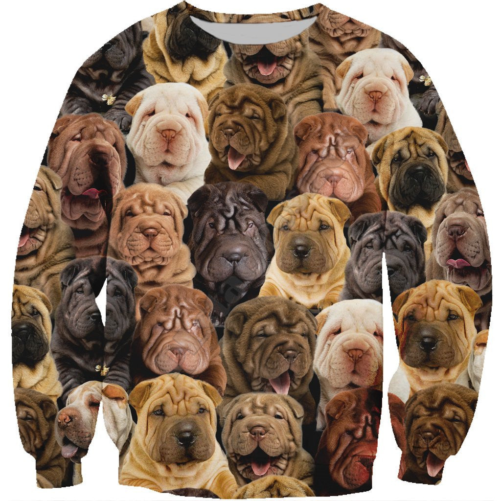 3D Digital Print Dog Thermal Top