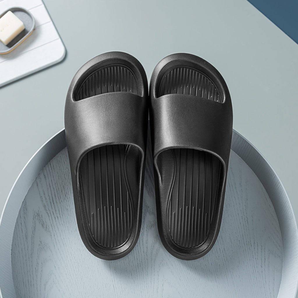 Indoor Bathroom Bathing Soft Bottom Simple Household Non-slip Sandals And Slippers