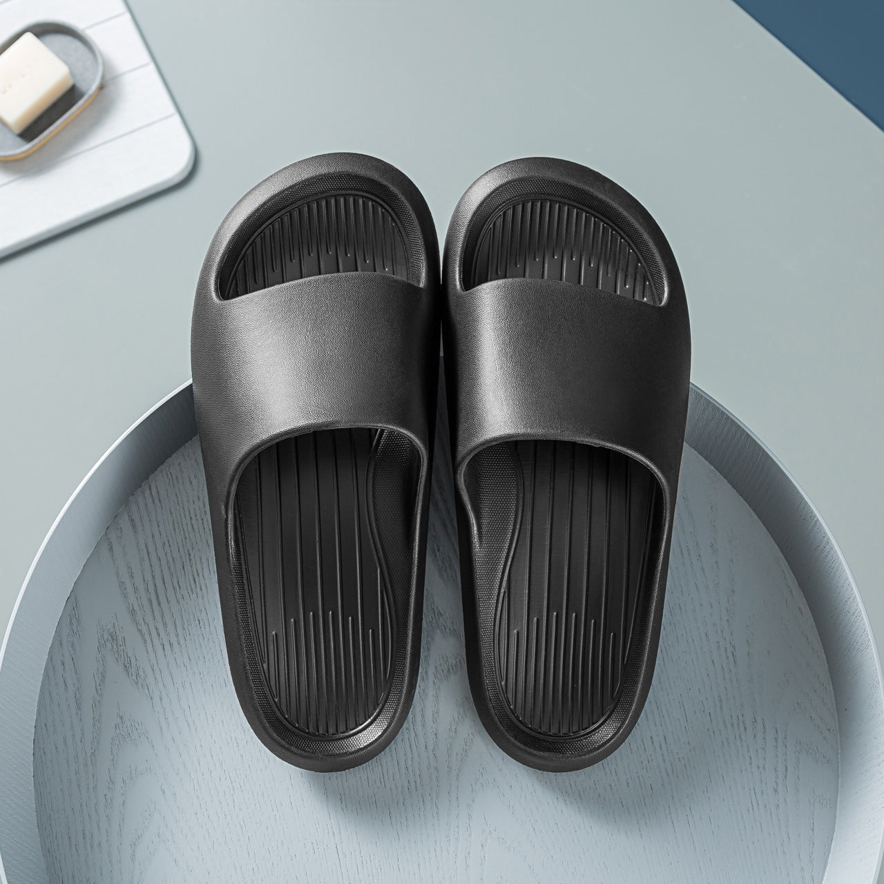 Indoor Bathroom Bathing Soft Bottom Simple Household Non-slip Sandals And Slippers