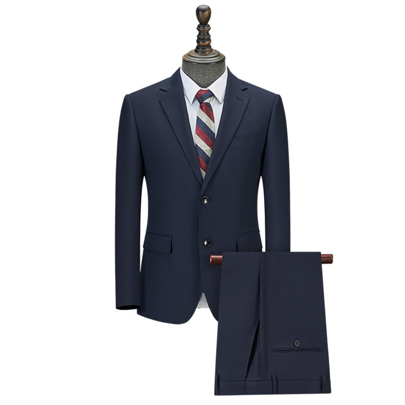 Men's All-match Casual Bamboo Fiber Suit Suit