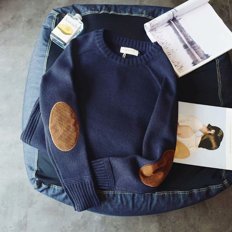 Slim Men's Knit Bottoming sweatshirt