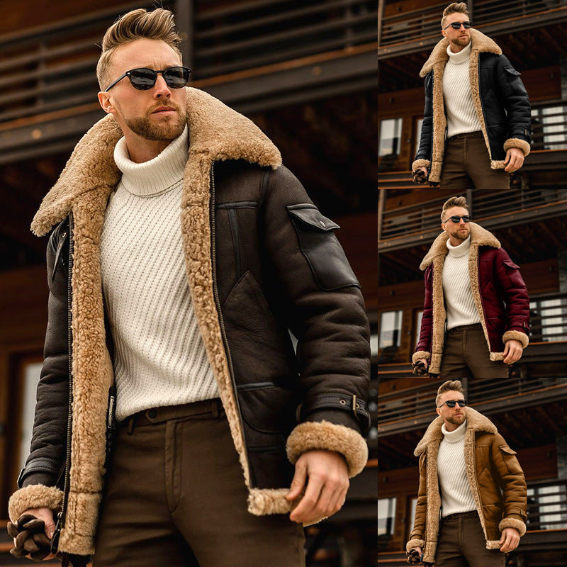 Men's Fur One Winter Coat jacket