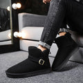 Thickened Warm Bread Shoes Plus Velvet Leisure Short Tube Cotton