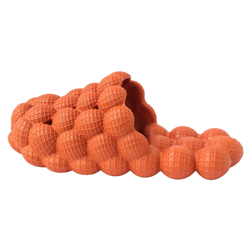 Outer Wear Creative Herringbone Baotou Thick-soled Bathroom Slippers