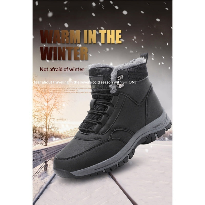 Winter New Leather Walking Shoes