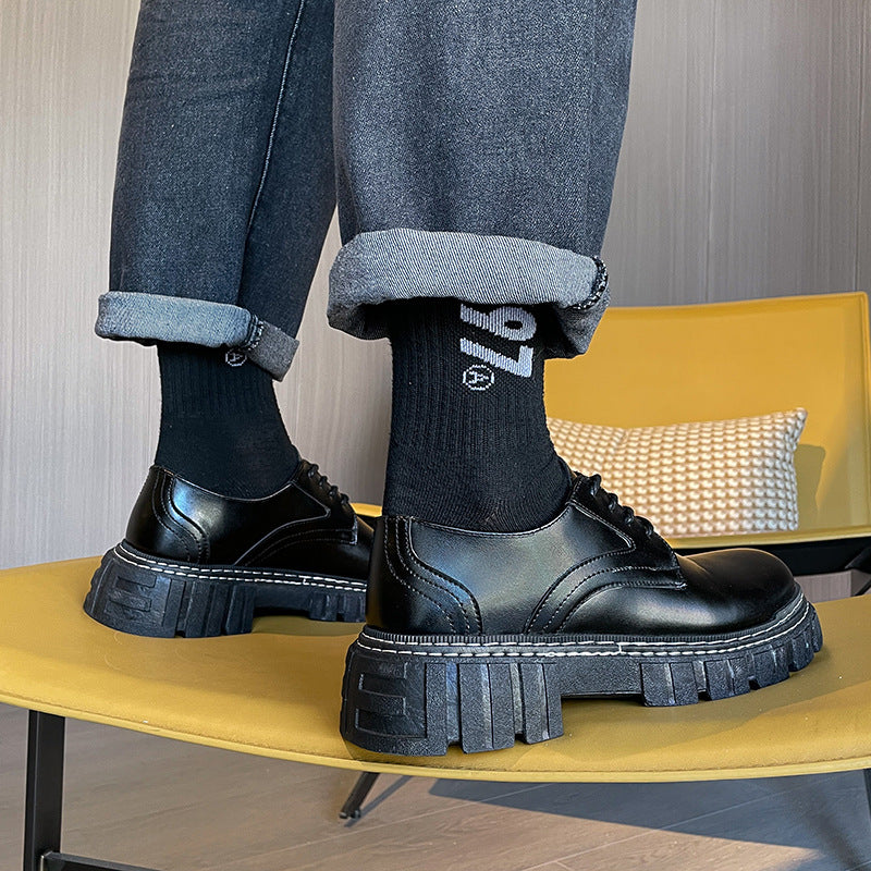 Online Influencer Men's Shoes Black Talent Spring And Autumn