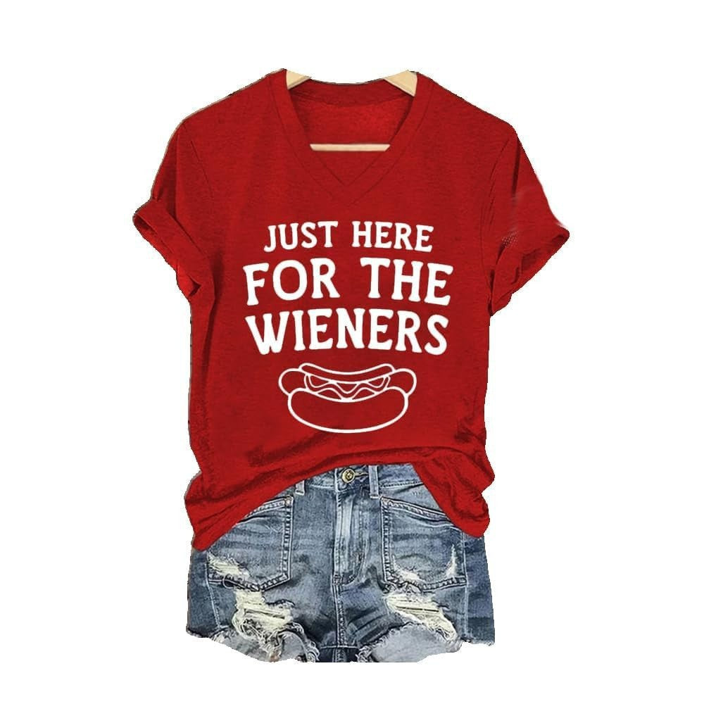 3D Digital Printing Women's V-neck T-shirt