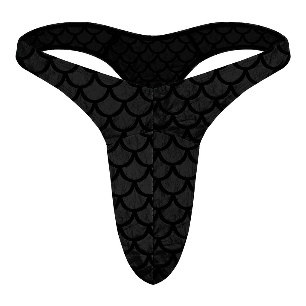 Men's Underwear Flying Bird Big Bag Bag Color Printing T-back