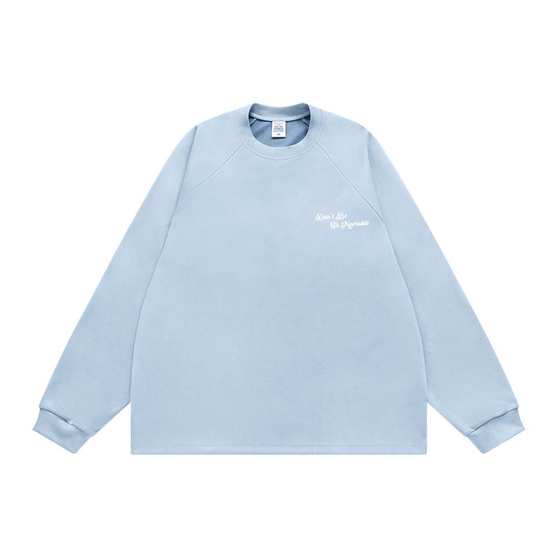 Dopamine Suede Steel Printed Embossed Sweater