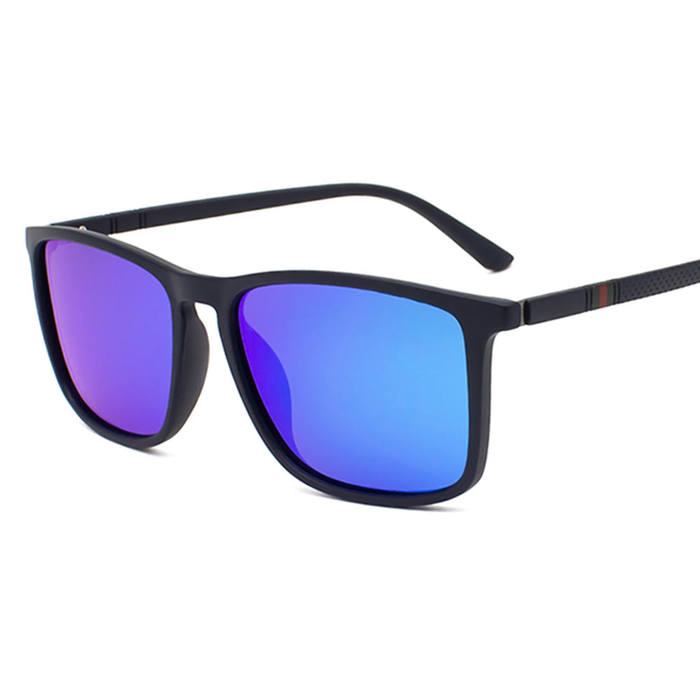 Polarized Sunglasses Square Large Frame Plastic